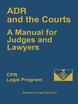 cover image of ADR and the Courts